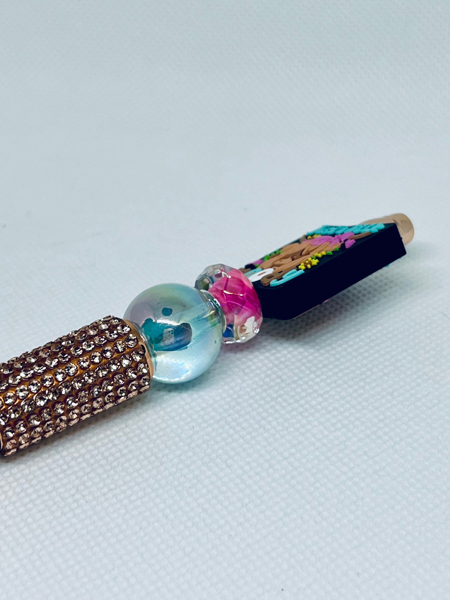 Beaded Pen Highland Cow Just a Little Moody