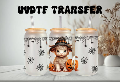 UVDTF Wrap Witch Cow Spider Webs, Halloween Wrap