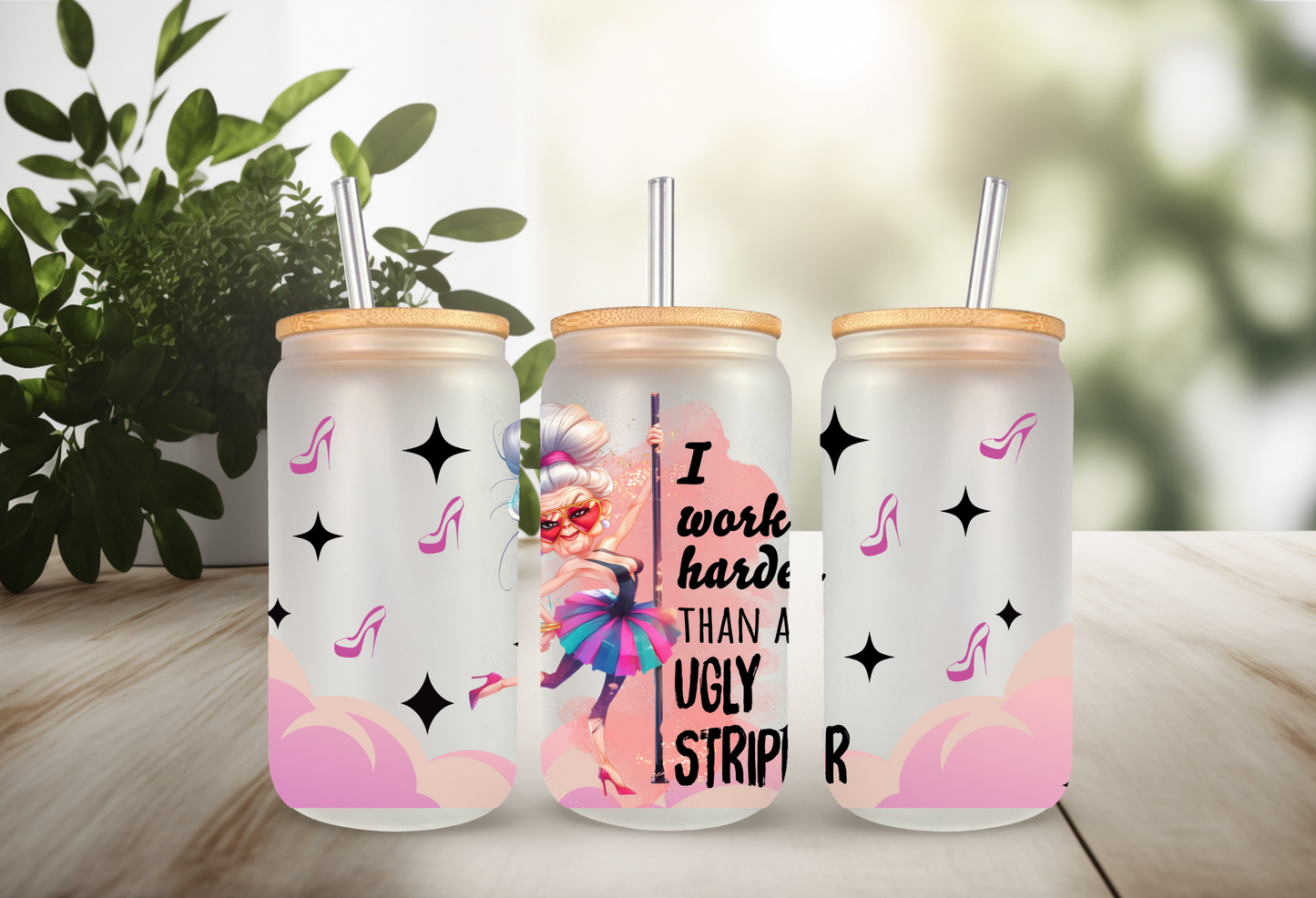 UVDTF Wrap Sarcasm Funny No Filter for 16oz Can Glass Mug Tumbler, Ready to Apply, Permanent Waterproof Adhesive (Copy)
