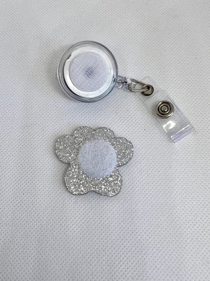 Patriotic Pet Paw Badge Reel, ID Holder, Dog paw, Interchangeable Option, Gifts for Her