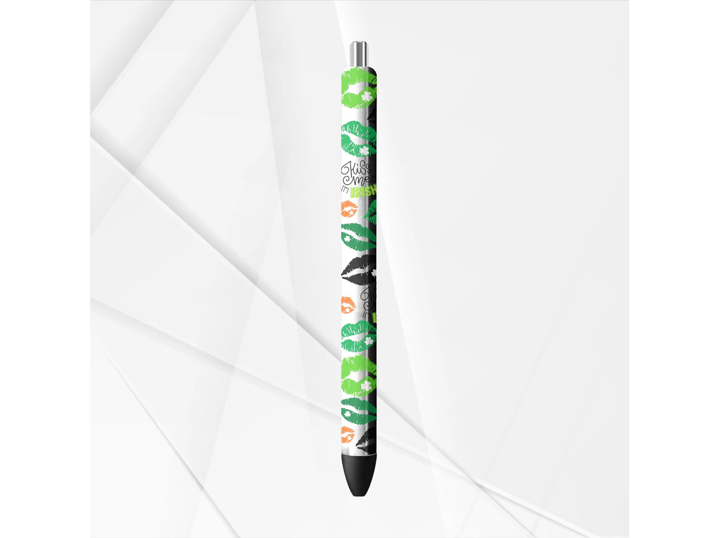 UVDTF Pen Wrap St. Patrick’s Day, Ready to Apply, Permanent Waterproof Adhesive
