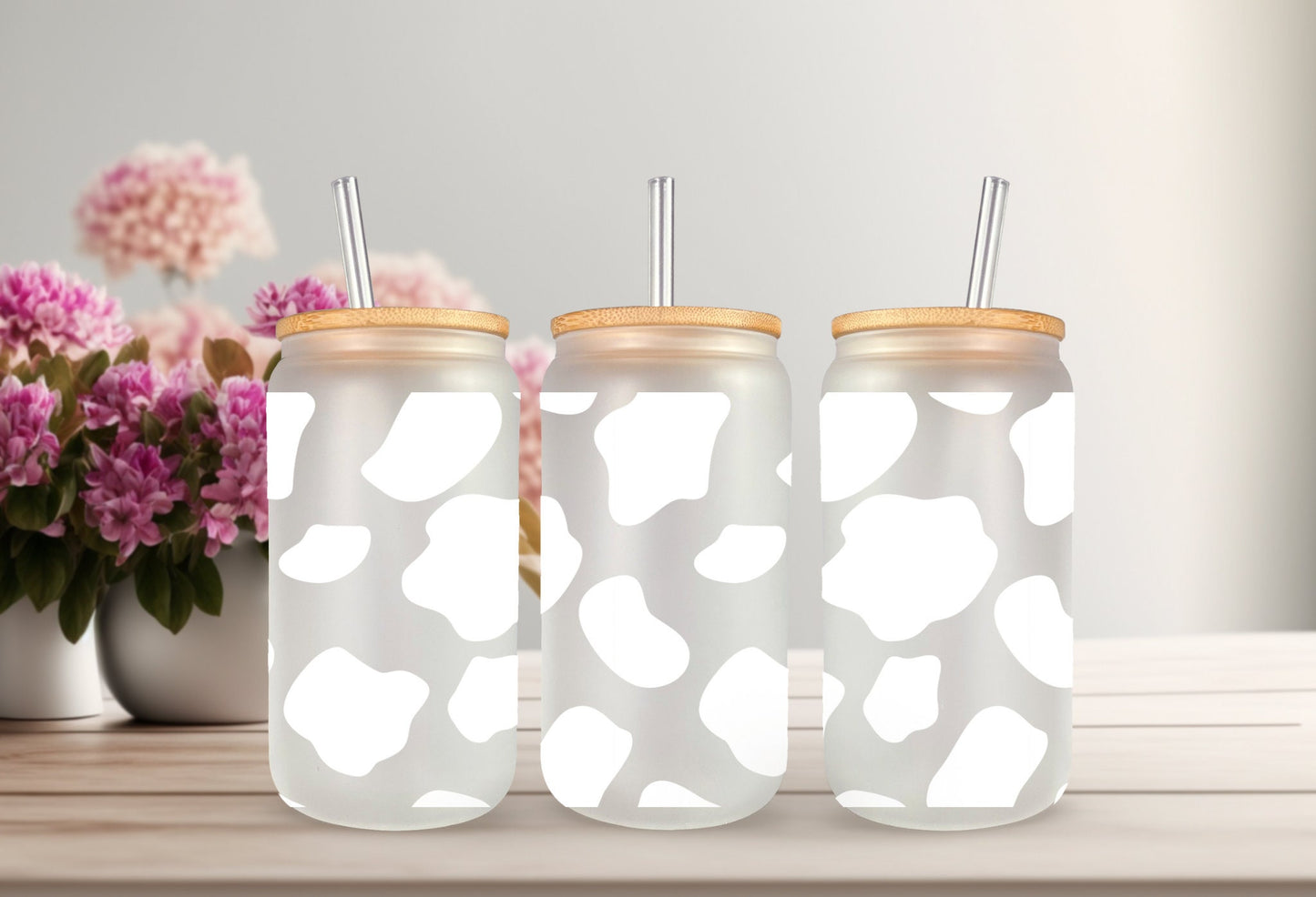 UVDTF Wrap Cow Print