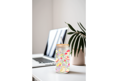 UVDTF Wrap Fantasy Book Lover  for 16oz Mug Tumbler, Ready to apply, Fruit Wrap, Permanent Waterproof Adhesive