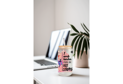 UVDTF Wrap Sarcasm Funny No Filter for 16oz Can Glass Mug Tumbler, Ready to Apply, Permanent Waterproof Adhesive (Copy)