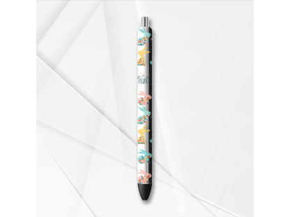 UVDTF Pen Wrap Bunny, Ready to Apply, Permanent Waterproof Adhesive