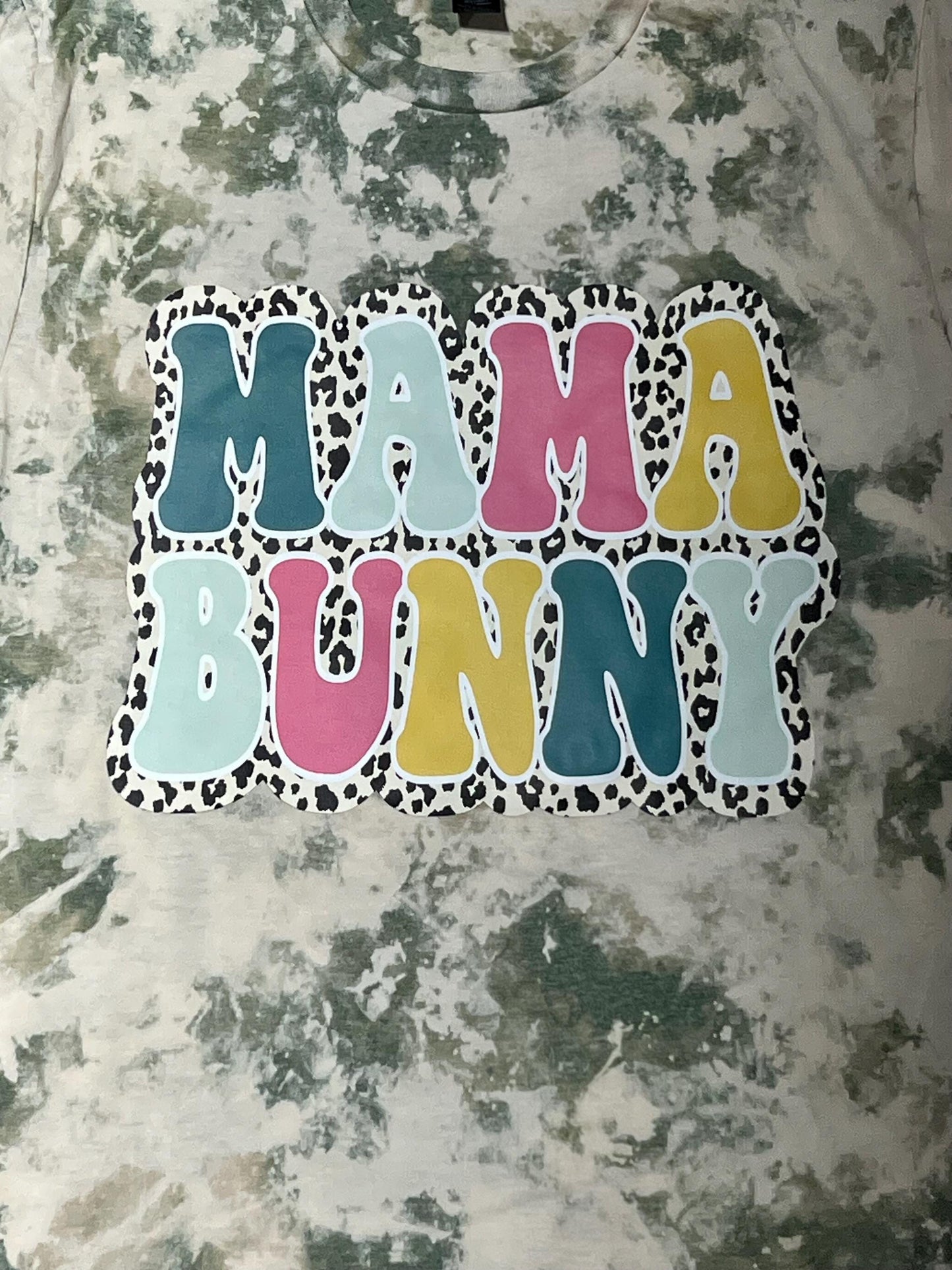 Screenprint Transfer – Ready to Press Matte Clear Leopard Bunny Decal 12”