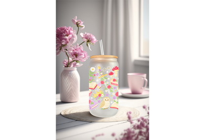 UVDTF Wrap Fantasy Book Lover  for 16oz Mug Tumbler, Ready to apply, Fruit Wrap, Permanent Waterproof Adhesive