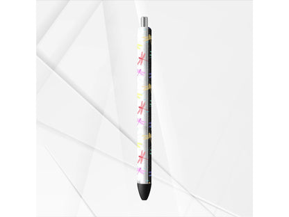 UVDTF Pen Dragonfly Wrap, Colorful Dragonflies, Ready to Apply, Permanent Waterproof Adhesive