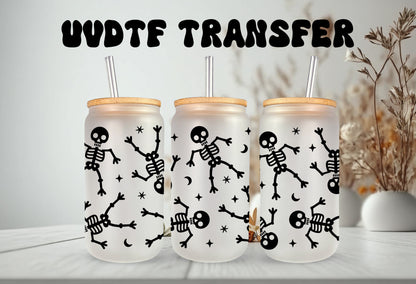 UVDTF Wrap Halloween Skeletons