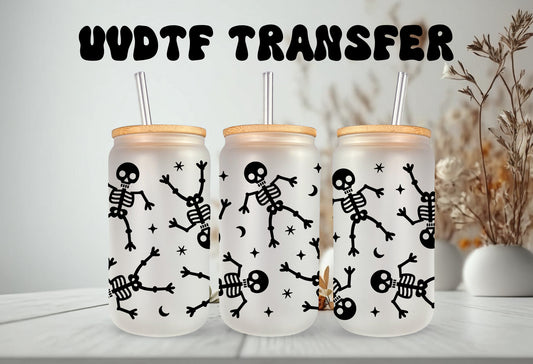 UVDTF Wrap Halloween Skeletons