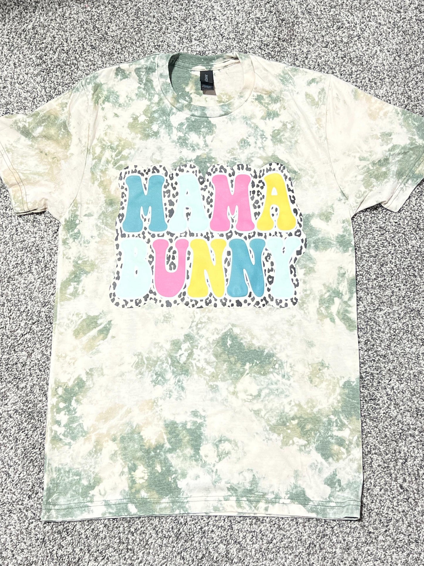 Screenprint Transfer – Ready to Press Matte Clear Leopard Bunny Decal 12”