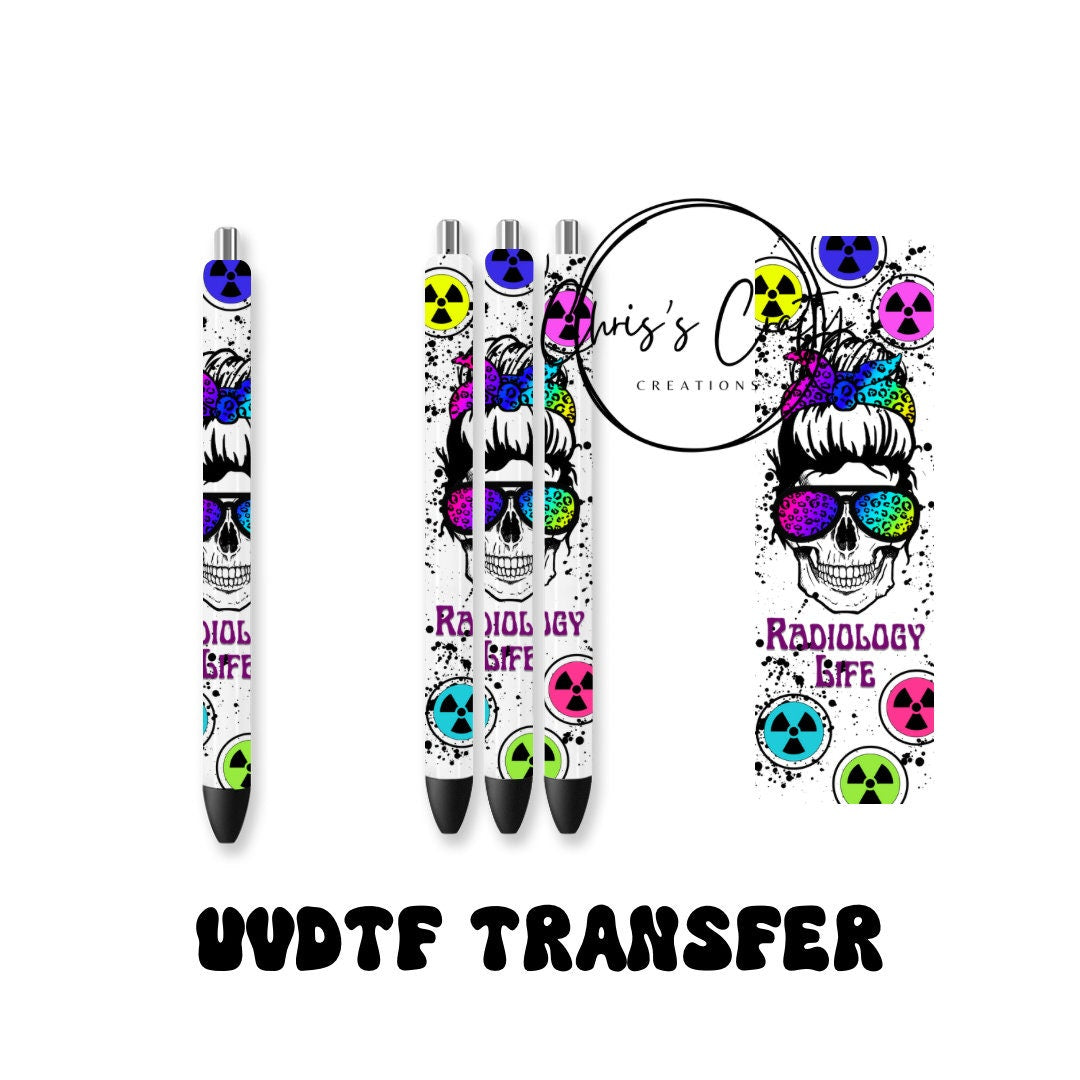 UVDTF Pen Wrap only Radiology Squad Life