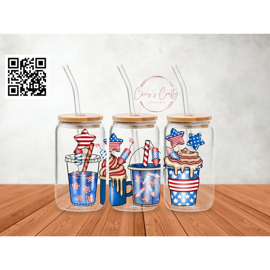 UVDTF Fourth of July Coffee Fuel