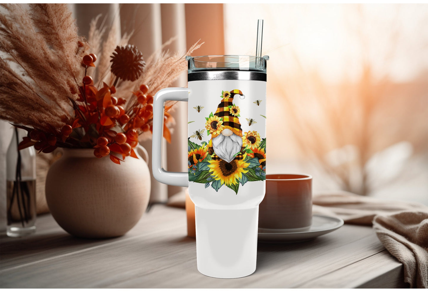 UVDTF Wrap Gnome Sunflower