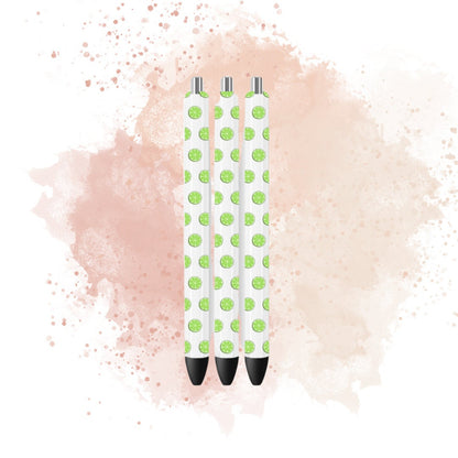 UVDTF Pen Wrap Key Lime, Fruit Green Lime Pen wrap, Pen Wrap, Epoxy Pen Wrap, Ready to Apply, Permanent Waterproof Adhesive