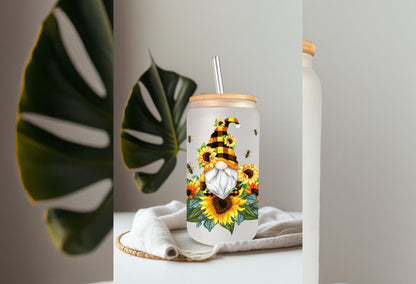 UVDTF Wrap Gnome Sunflower