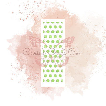 UVDTF Pen Wrap Key Lime, Fruit Green Lime Pen wrap, Pen Wrap, Epoxy Pen Wrap, Ready to Apply, Permanent Waterproof Adhesive