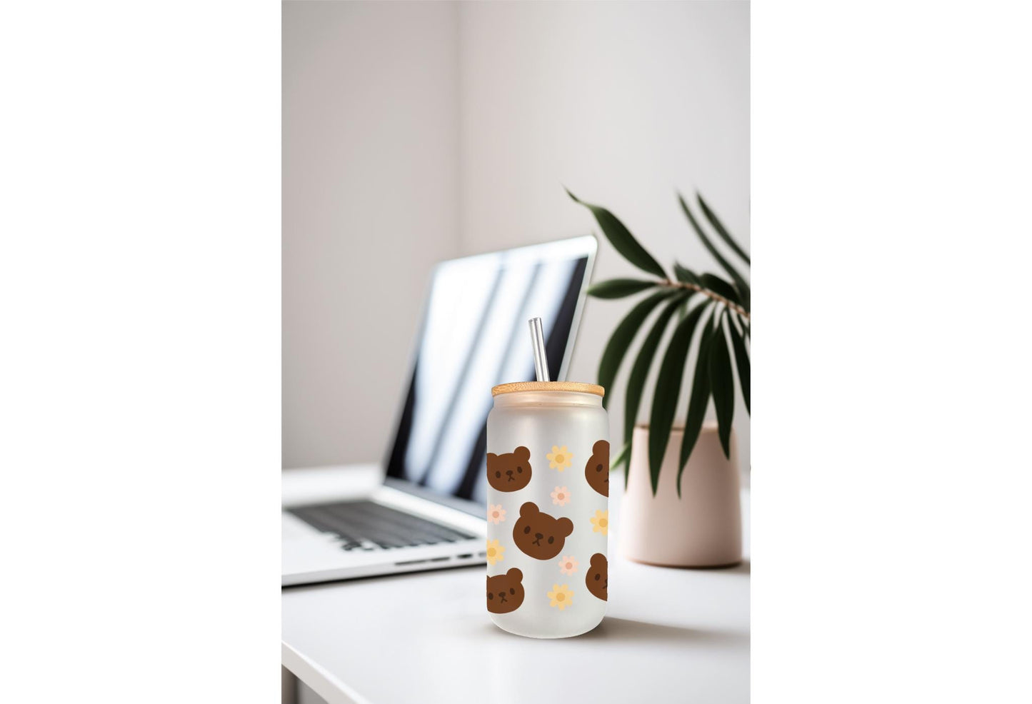 UVDTF Wrap Teddy Bear Dark Brown