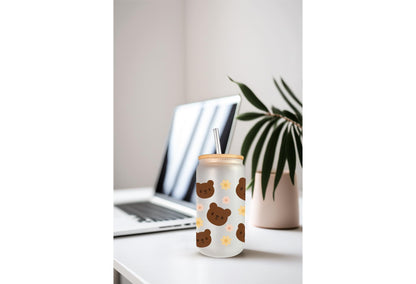 UVDTF Wrap Teddy Bear Dark Brown