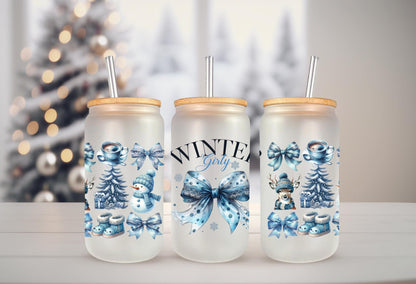 UVDTF Wrap Winter Girly Coquette Bow Deer