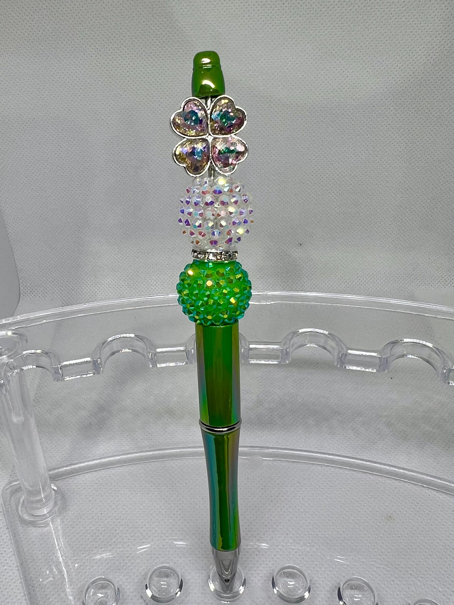 Beaded Pen Retro Flower, Refillable Ink Pen, Sarcastic Pen, Fun Pens Acrylic Beads, Custom Pen, Retractable Ink Pen, Graduation