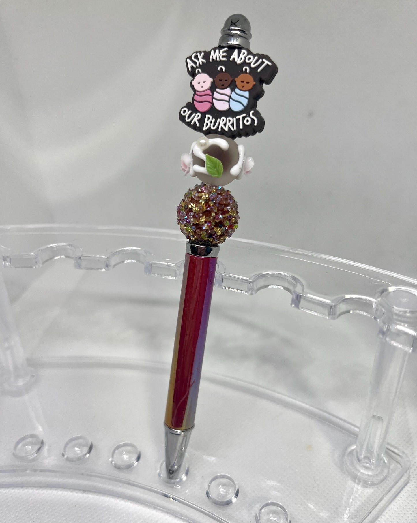 Labor Delivery Nurse Beaded Pen, Refillable Ink Pen, Sarcastic Pen, Fun Pens Acrylic Beads, Custom Pen, Retractable Ink Pen, Graduation