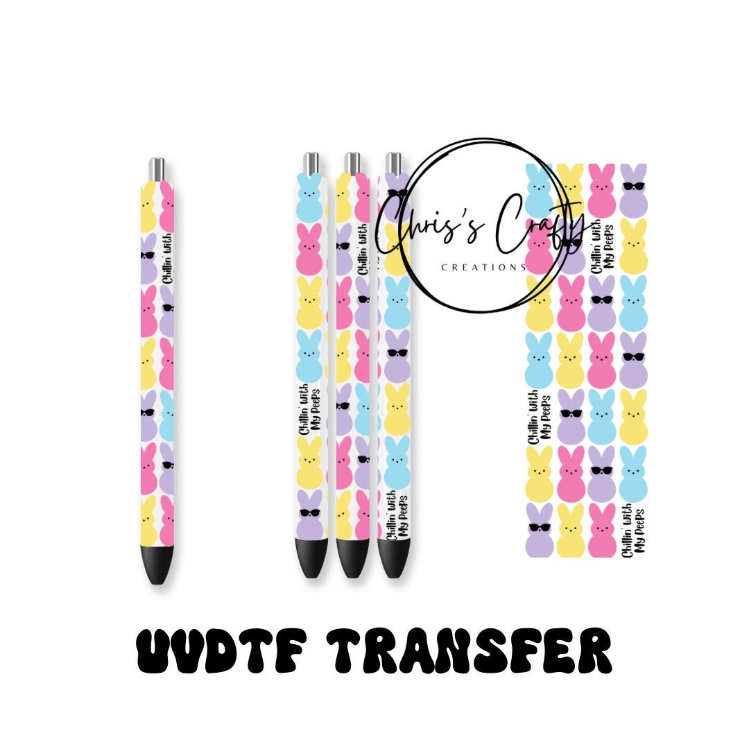 UVDTF Pen Wrap Easter Bunny for Pen