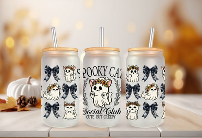 UVDTF Wrap Spooky Cat Club Cute but Creepy