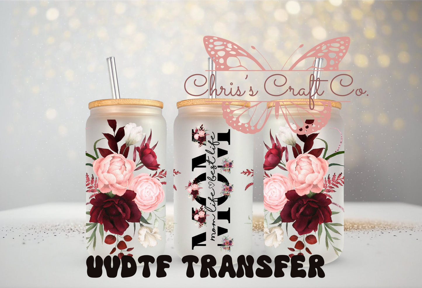 UVDTF Wrap Floral Mama