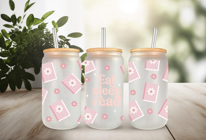 UVDTF Wrap Books Eat Sleep Read