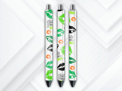 UVDTF Pen Wrap St. Patrick’s Day, Ready to Apply, Permanent Waterproof Adhesive