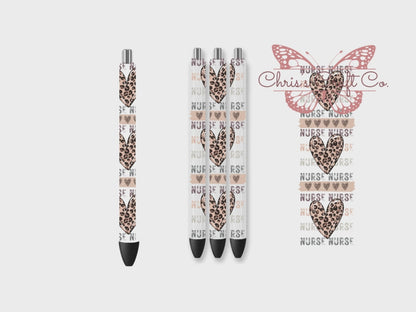 UVDTF Pen Wrap Nurse, Ready to Apply, Permanent Waterproof Adhesive